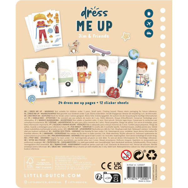 Dress Me Up Book - Jim & Friends