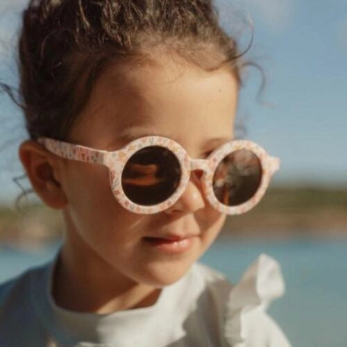 Little Dutch - Child Sunglasses Round Shape Ocean Dreams Pink - Swanky Boutique