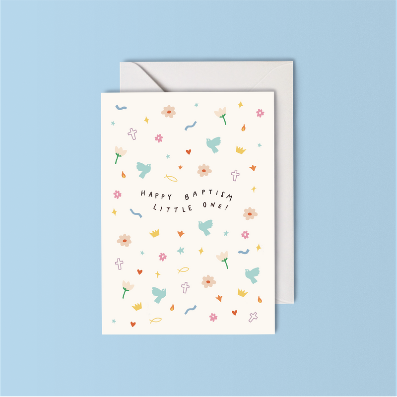 Pocket Sandwich Studio Card - Happy Baptism Swanky Boutique