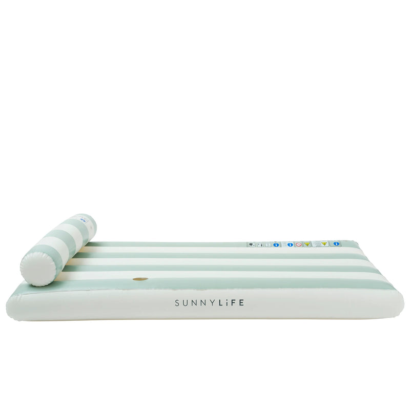Luxe Lilo - Green Stripe