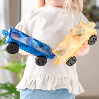 Connetix Magnetic Tiles, Rainbow - Car Pack (2 Pieces) Swanky Boutique Malta