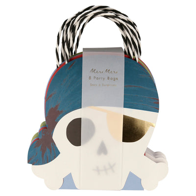 meri meri - party gift bags 8 pack pirates bounty - swanky boutique malta