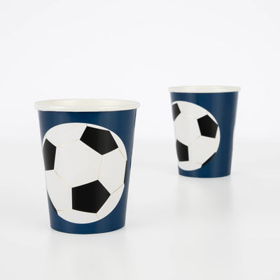 Meri Meri - Football Party Cups - Swanky Boutique