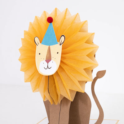 Meri Meri - Lion Honeycomb Greeting Card - Swanky Boutique