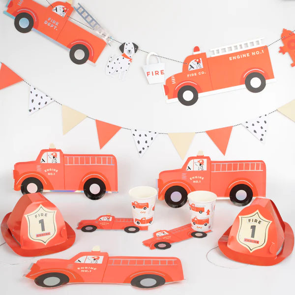 Meri Meri - Fire Truck Cups - Swanky Boutique