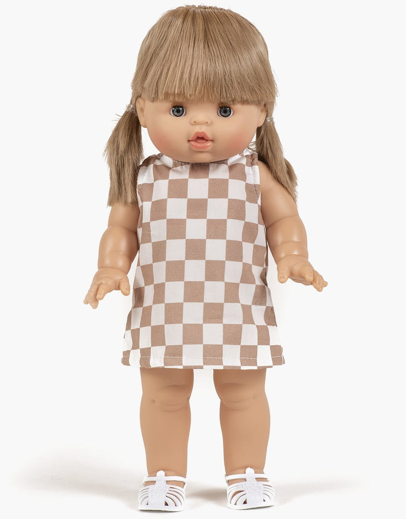 Doll Sandals for Minikane 34cm Dolls - White
