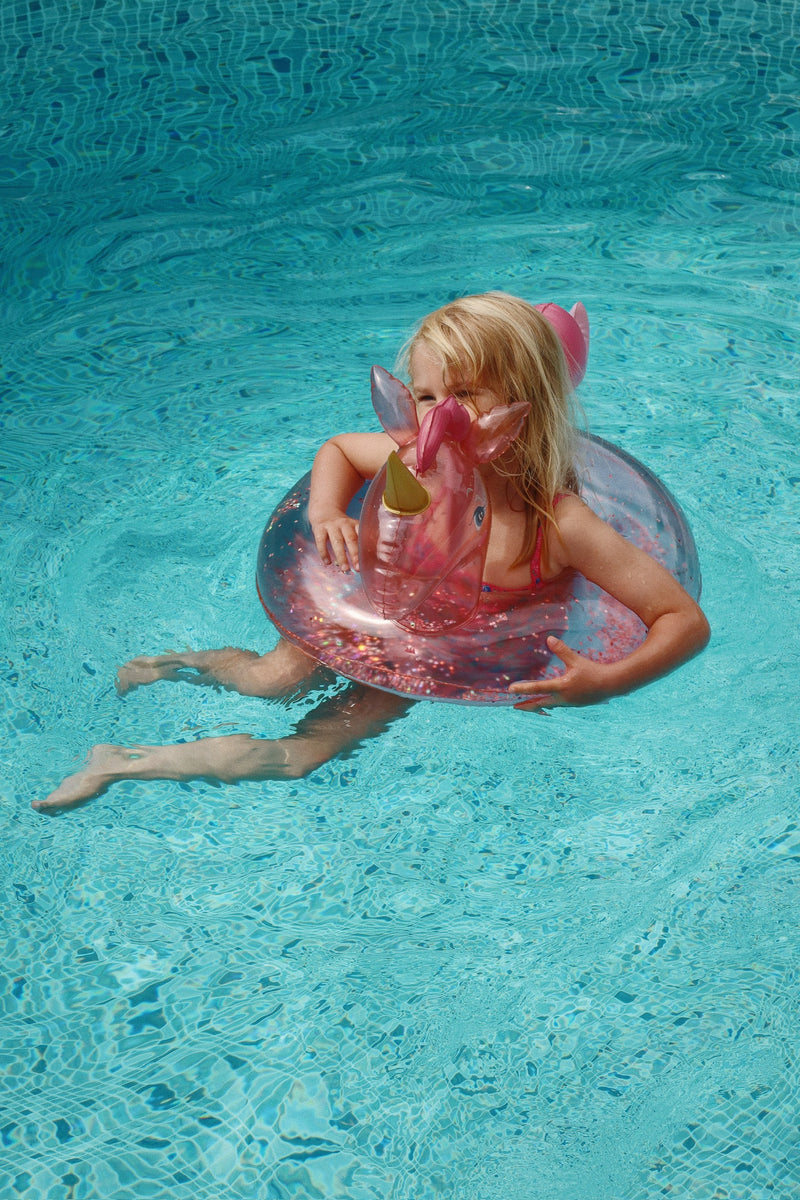 Konges Sloejd Inflatable Swim Ring Unicorn - Horn Stars - Swanky Boutique Malta 