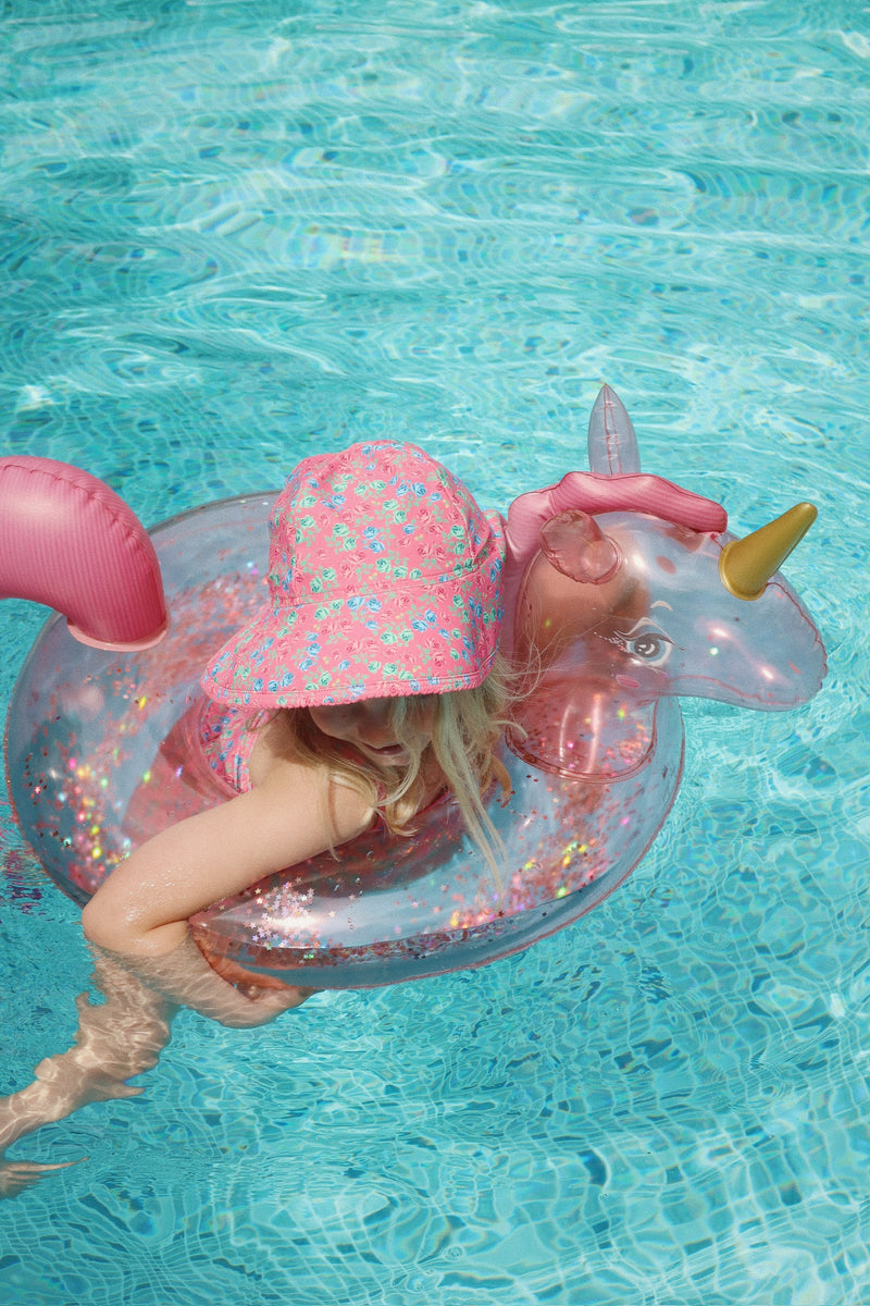 Konges Sloejd Inflatable Swim Ring Unicorn - Horn Stars - Swanky Boutique Malta 