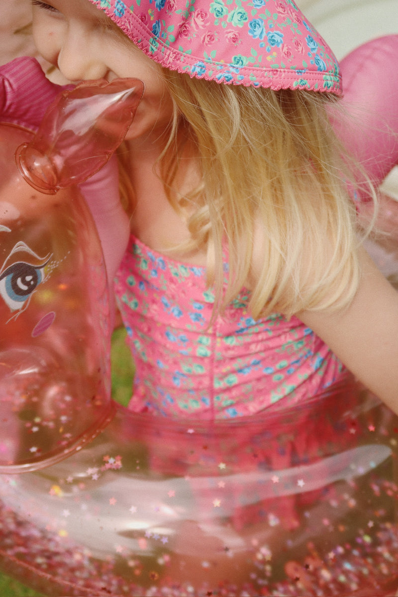 Konges Sloejd Inflatable Swim Ring Unicorn - Horn Stars - Swanky Boutique Malta 