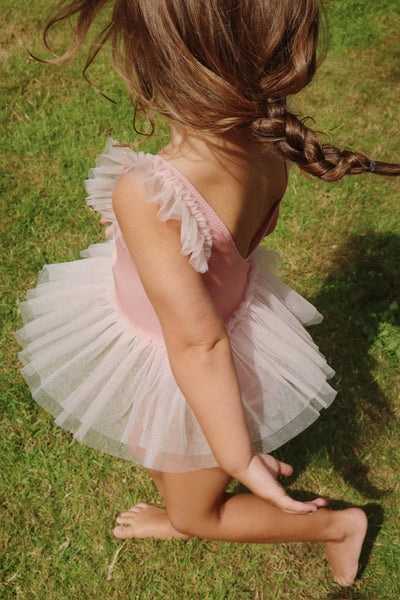 Konges Sloejd Amandine Swimsuit Powder Pink - Swanky Boutique Malta 