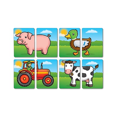 Game (Matching Game) - Farmyard Heads & Tails (18+ Months)
