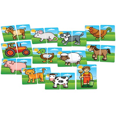 Game (Matching Game) - Farmyard Heads & Tails (18+ Months)