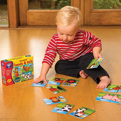 Game (Matching Game) - Farmyard Heads & Tails (18+ Months)