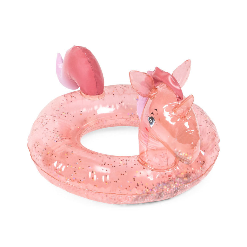 Konges Sloejd Inflatable Swim Ring Unicorn - Horn Stars - Swanky Boutique Malta 