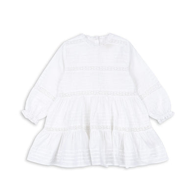 Konges Sloejd Orchid Dress Optic White - Swanky Boutique Malta 