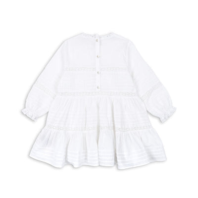 Konges Sloejd Orchid Dress Optic White - Swanky Boutique Malta 