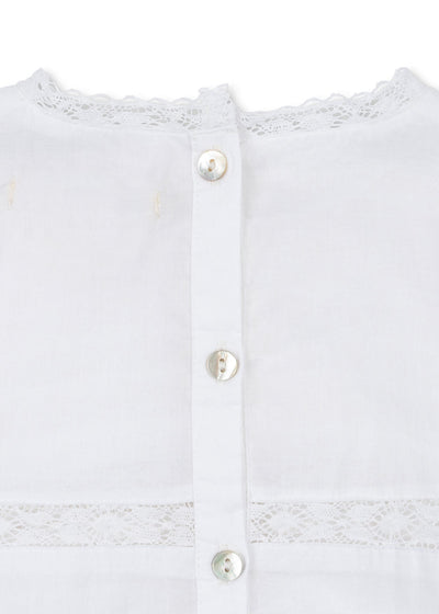 Konges Sloejd Orchid Dress Optic White - Swanky Boutique Malta 