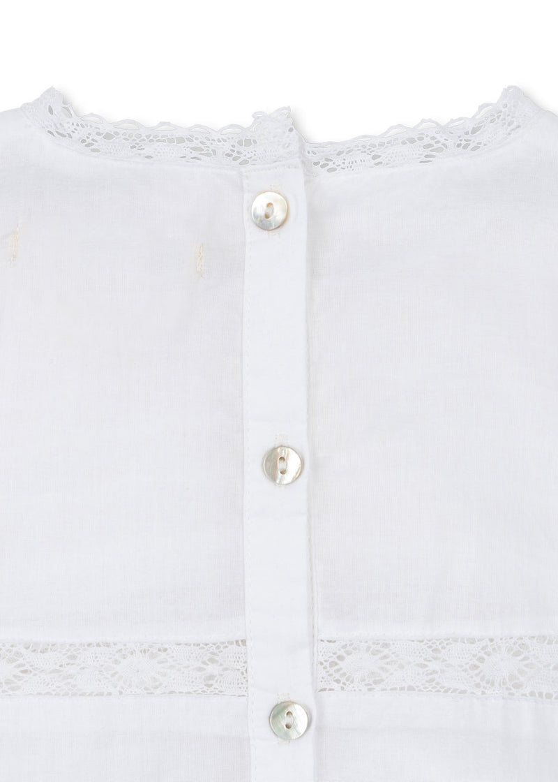 Konges Sloejd Orchid Dress Optic White - Swanky Boutique Malta 