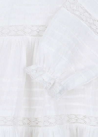 Konges Sloejd Orchid Dress Optic White - Swanky Boutique Malta 