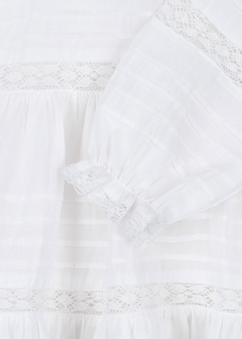 Konges Sloejd Orchid Dress Optic White - Swanky Boutique Malta 