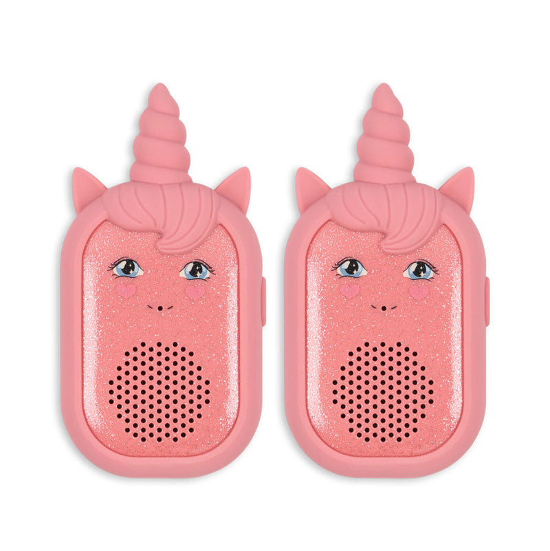 Konges Sloejd Glitter Unicorn Walkie Talkie Sparkling Pink - Swanky Boutique Malta 