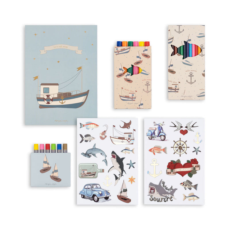 Konges Sloejd Little Artist Set Sail Away - Swanky Boutique Malta