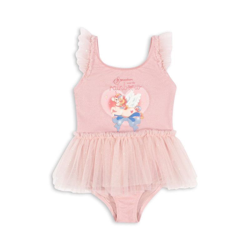 Konges Sloejd Amandine Swimsuit Powder Pink - Swanky Boutique Malta 