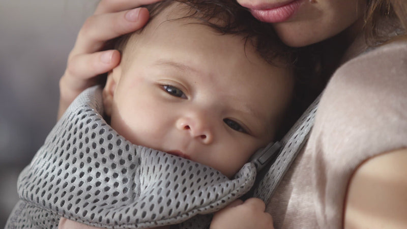 Baby Carrier Mini | 3D Mesh - Grey (0-12 Months)