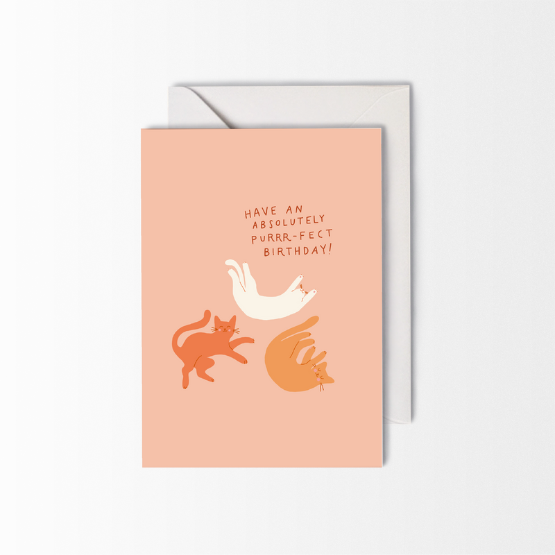 Greeting Card - Have An Absolutely Purrfect Birthday