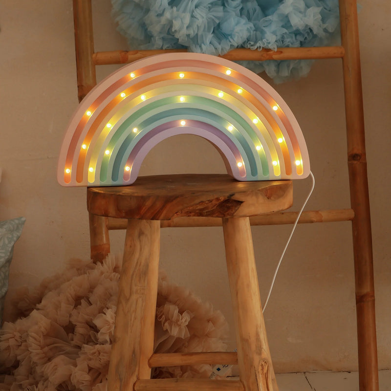 Lamp Night Light, Pastel - Rainbow