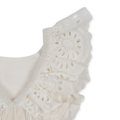 Posey Romper - Optic White