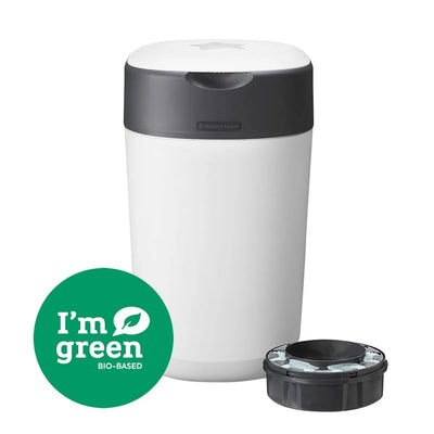 tommee tippee - Diaper Bin, Twist & Click - White - swanky boutique malta