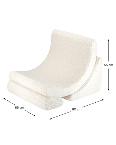 wigiwama - Cream White Moon Chair - Swanky Boutique