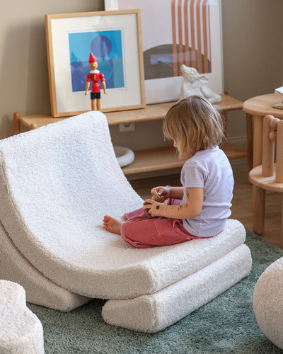 wigiwama - Cream White Moon Chair - Swanky Boutique