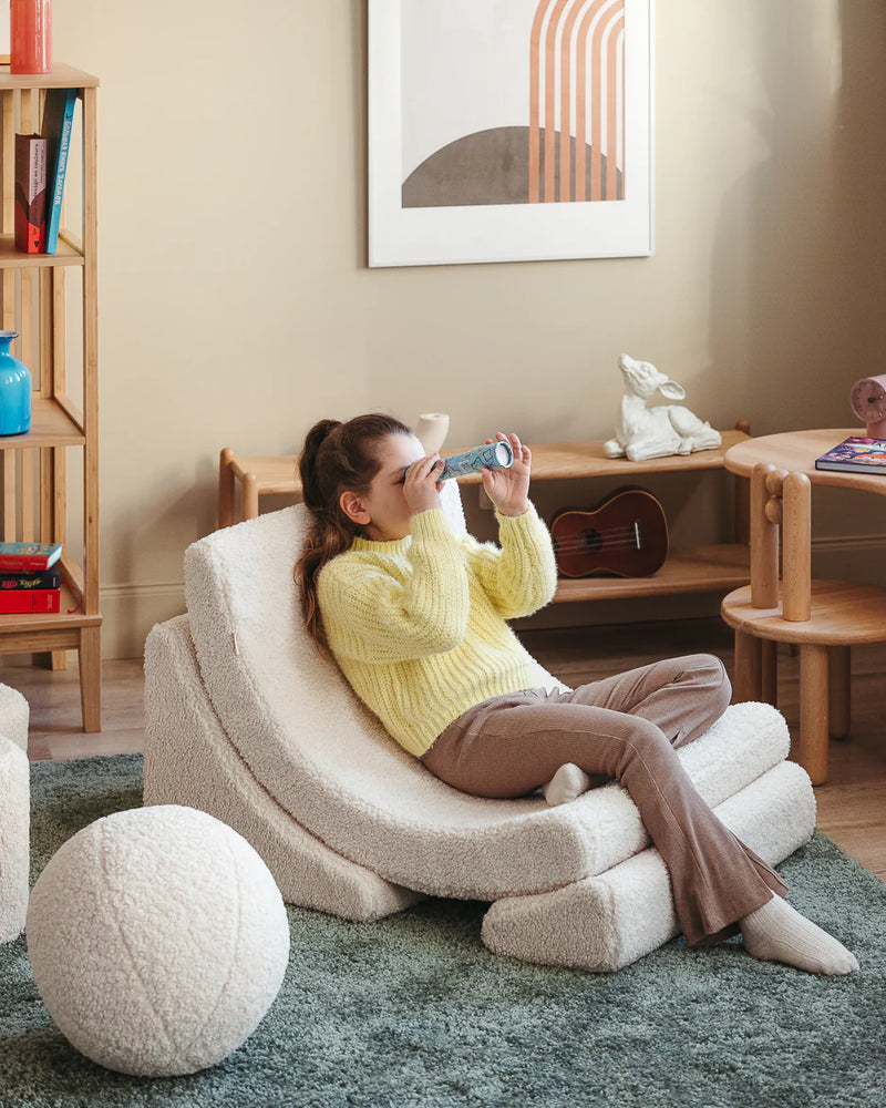 wigiwama - Cream White Moon Chair - Swanky Boutique