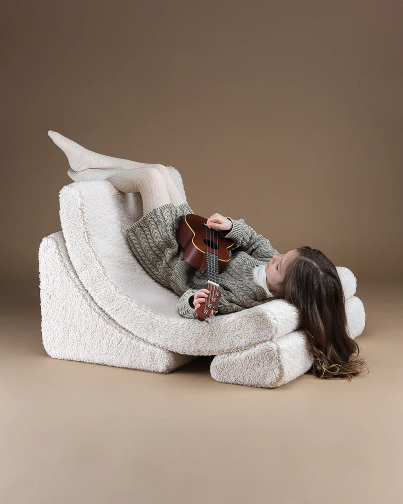 wigiwama - Cream White Moon Chair - Swanky Boutique