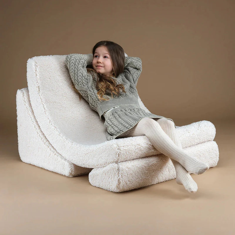 wigiwama - Cream White Moon Chair - Swanky Boutique
