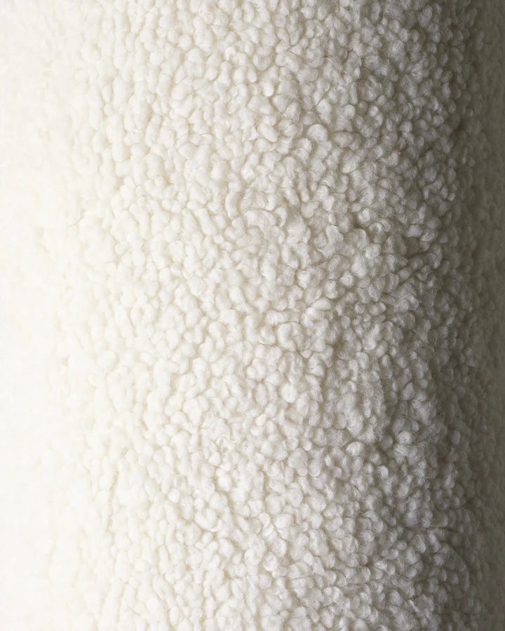 wigiwama Cream White Square Ottoman - Swanky Boutique Malta