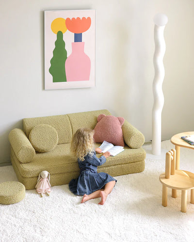 wigiwama Guava Bear Cushion - Swanky Boutique Malta
