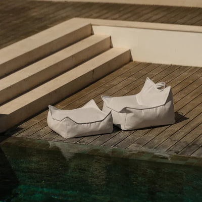 wigiwama outdoor square ottoman terra - Swanky Boutique