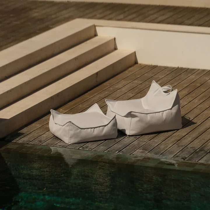 wigiwama outdoor square ottoman terra - Swanky Boutique