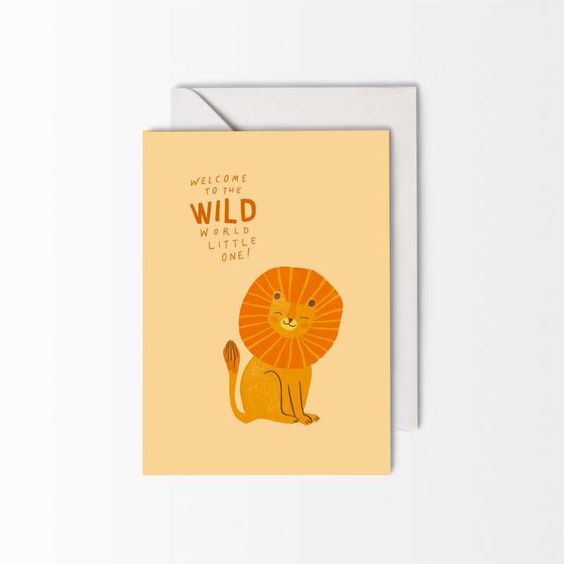 Pocket Sandwich Studio Card, New Baby - Wild World Swanky Boutique