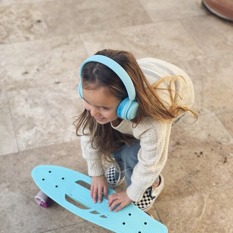 lalarma - Kids Wireless Headphones - Pastel Blue - swanky boutique malta