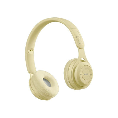 Kids Wireless Headphones - Pastel Yellow