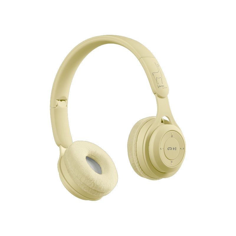 lalarma - Kids Wireless Headphones - Pastel Yellow - swanky boutique malta