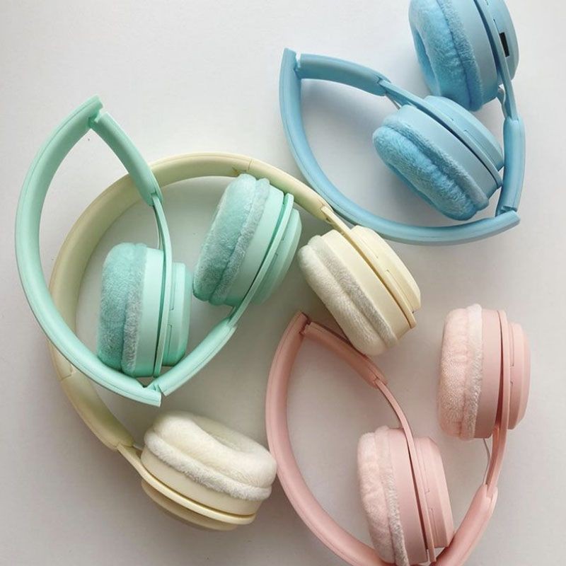 Kids Wireless Headphones - Pastel Yellow