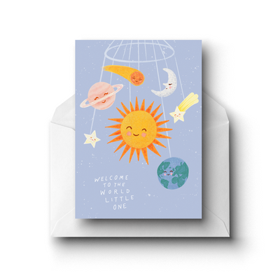 Pocket Sandwich Studio Card, New Baby - Baby World  Swanky Boutique