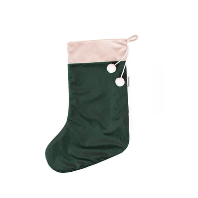 Betty's Home - Christmas Stocking Velvet Green - Swanky Boutique