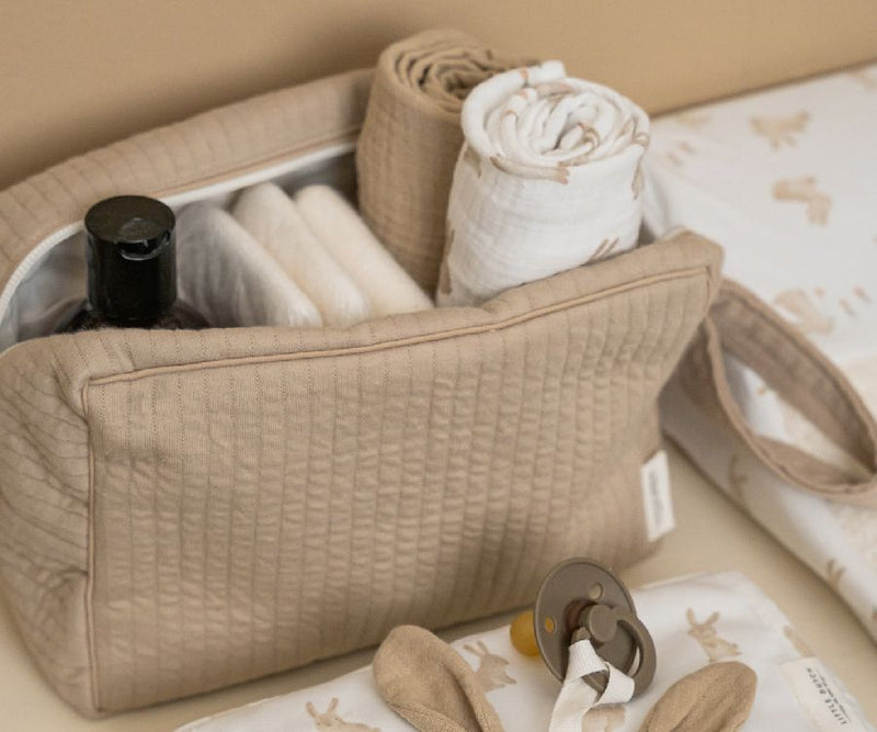 Little Dutch - Toiletry bag large Pure Beige - Swanky Boutique