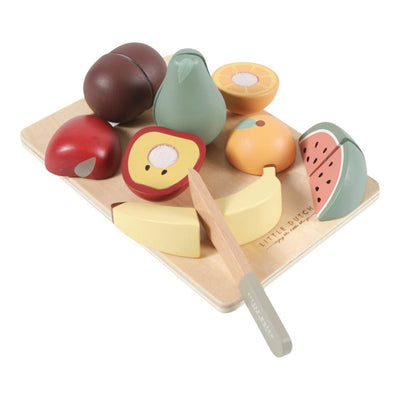 Little Dutch - Play Food Cutting Fruit incl Board - Swanky Boutique